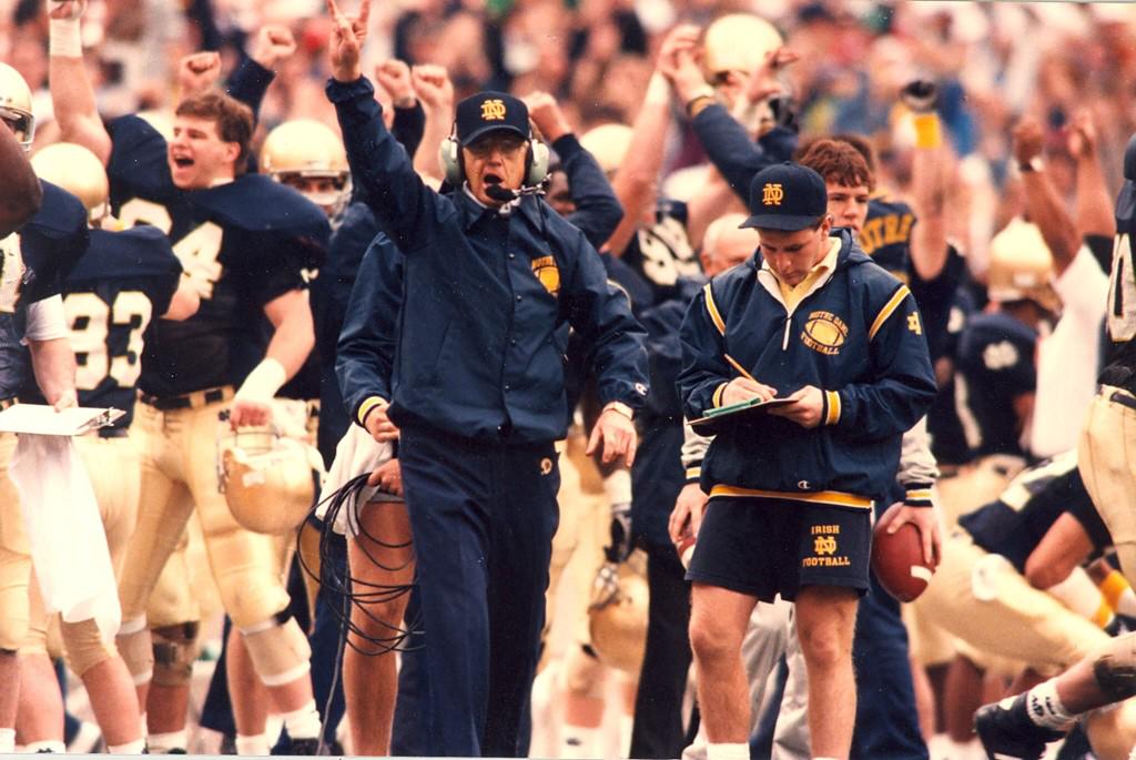 Happy 78th Birthday to legendary Notre Dame Football Coach Lou Holtz! 
