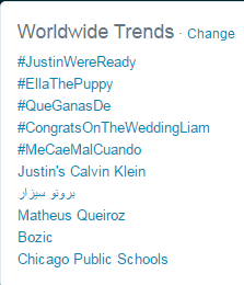OMGitsAliA's tweet photo. OMG #EllaThePuppy is trending WORLDWIDE alongside Justin Bieber - YOU ARE ALL AMAZING! :D <3 http://t.co/9hvR3yJvbh
