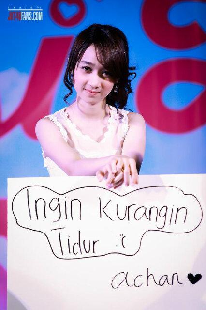 AP3_BPN48's tweet photo. Ayoo semangat yaa , A-chan aja tetp senyum semangat lohh http://t.co/UllUtqYy0J