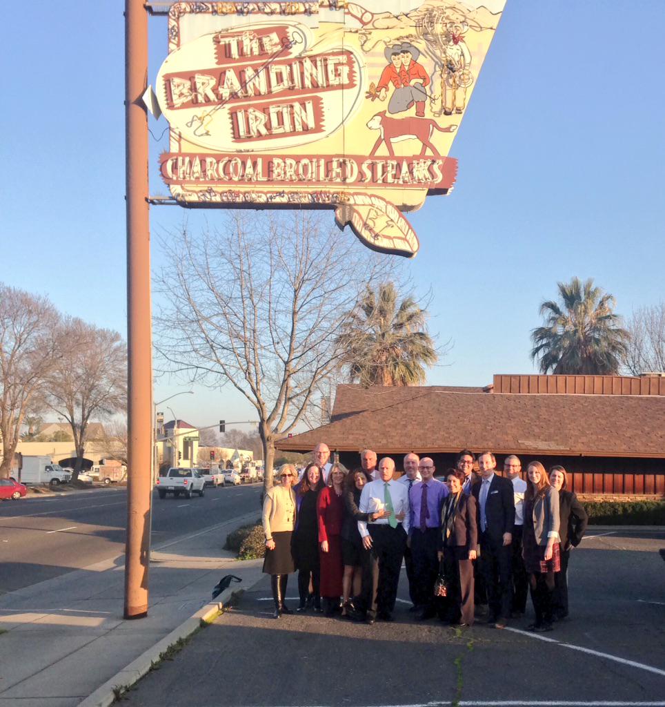 Post-groundbreaking pit-stop in Merced @ the Branding Iron