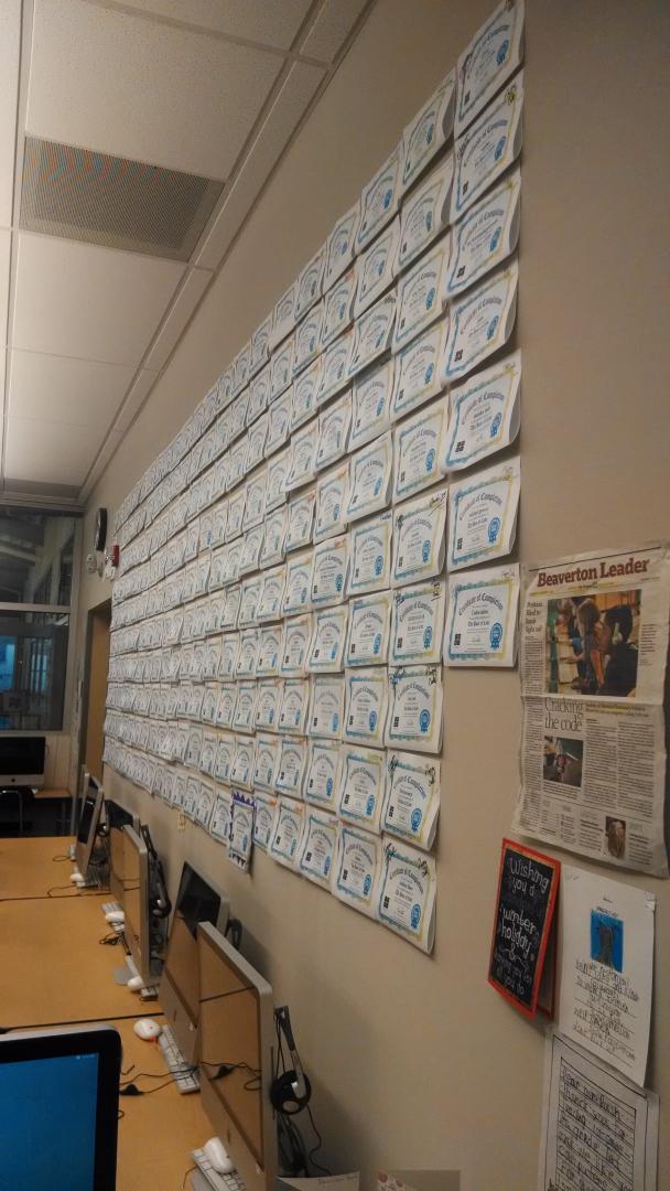 bushr1's tweet image. @BeavertonSD @JeffRoseSupt up to 457 @codeorg finished!  Including at least 12 1st-2nd graders finishing #flappycode!