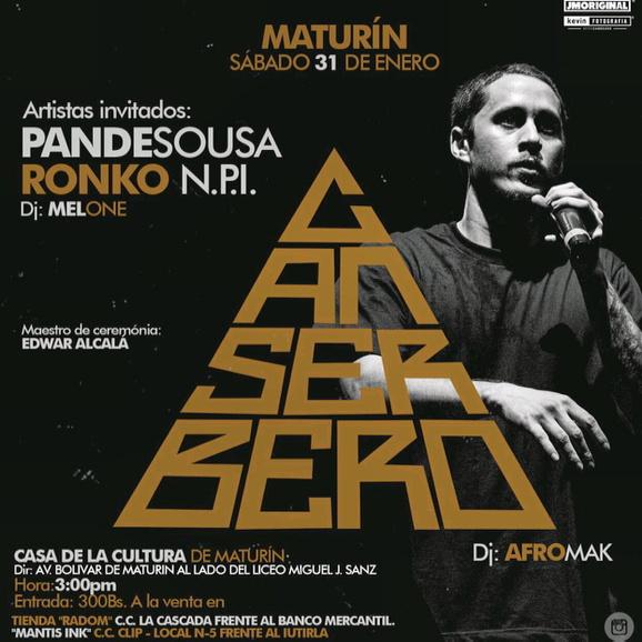 Mi gente de Maturin nos vemos 31/1/2015 en la gira de @elcanserbero junto a <a href="/pandesousa/">pandesousa</a> y @djafromak <a href="/MelOneBeats/">#MelOneBeats</a>