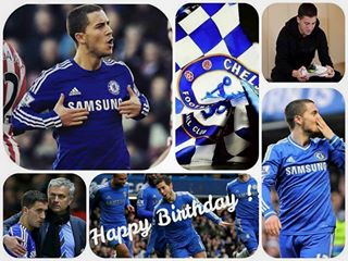Happy brithday Eden hazard the only one team in london blues *beer**gift**bday*<=-P 