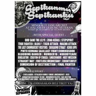 Minggu besok!! Ramaikan!! Cc: @TrueFighterHC <a href="/BBxHC/">BLOODBANG13</a> <a href="/FOOTLOOSE_mjk/">FUTLUS HATKOR</a> <a href="/Lastfight_hc/">LAST FIGHT</a> <a href="/GodSaveTheLelye/">GOD SAVE THE LELYE</a> <a href="/ZonaxKeras/">Zona Keras Hardcore</a> etc.