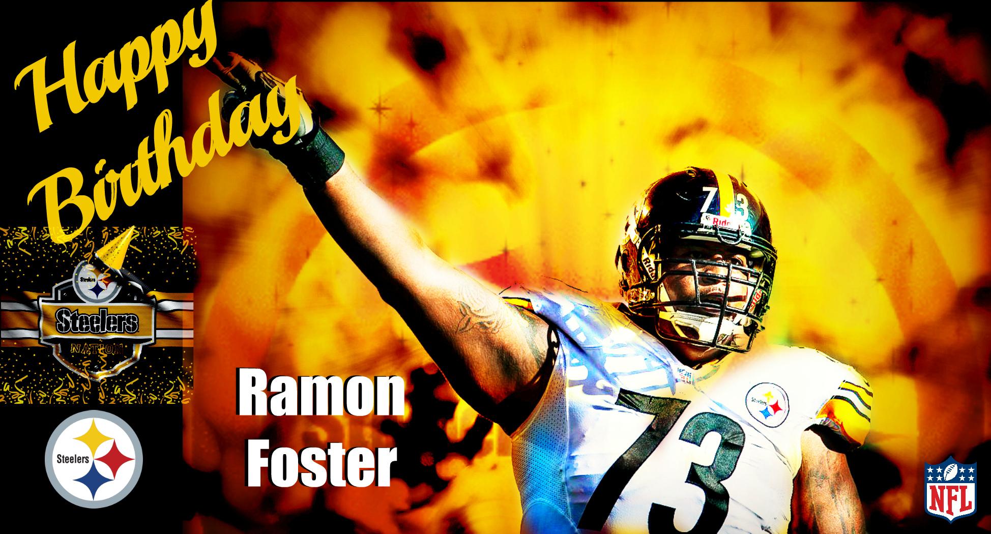 Happy 29th Birthday Ramon Foster! May every day of the coming year bring u Joy & Success Sincerely, 