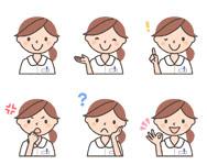 フリーラ 可愛い無料イラスト 人物素材 女性看護師の表情イラスト6種 他3点に ナースキャップをかぶっていない看護師の イラストを追加しました リクエストありがとうございました Http T Co G7egon8ajn Http T Co Onzcac1c7e