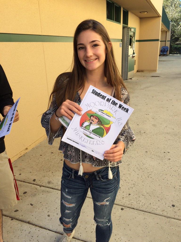 Another Student of The Week S/O to <a href="/sammi_walker/">sammi walker</a>!! Congrats