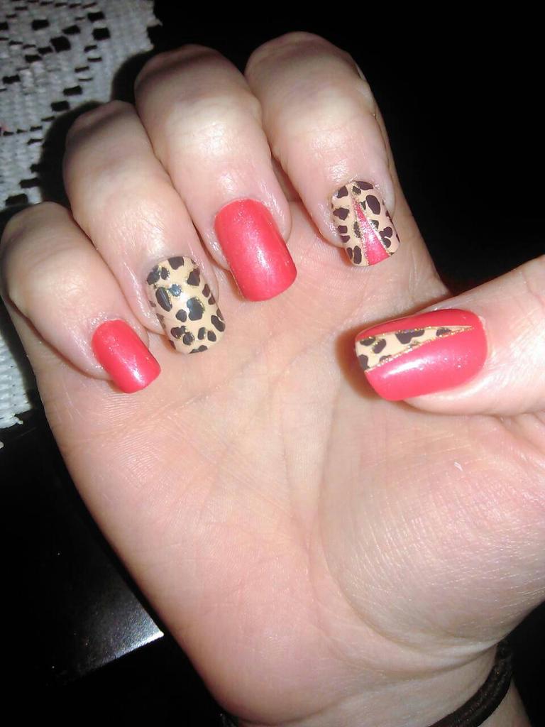 FRESH, ORIGINAL, BAD ASS NAILS for the people! — Fire-red leopard nails and  studs is one of my...
