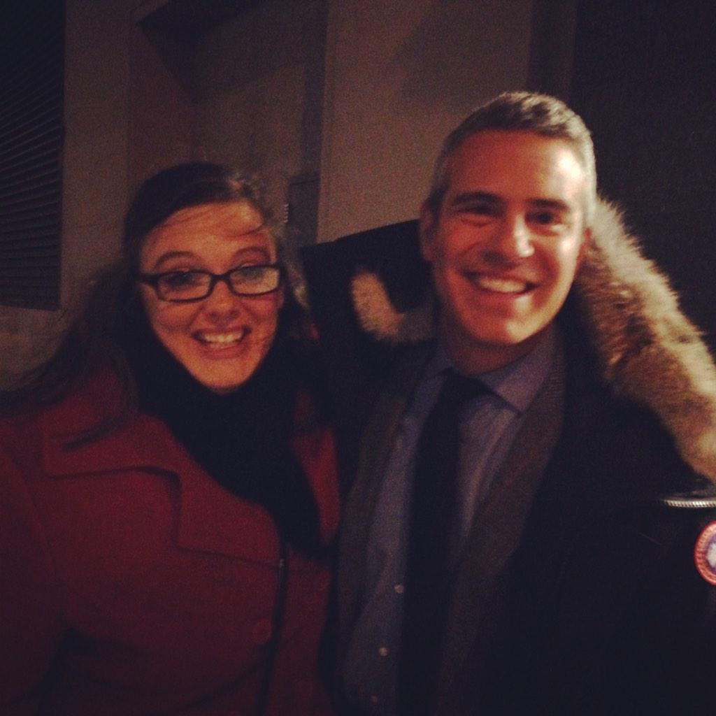 OMG! This just happened!! Andy Cohen!!! <a href="/Andy/">Andy Cohen</a> #twentydegrees #frostbite #thanksandy #nyc #nightmade #yearmade