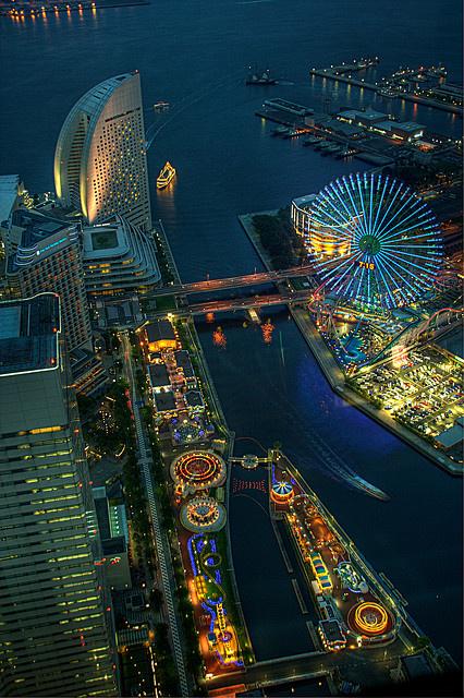 Paisajes_Es's tweet photo. Desde el cielo Yokohama, Japan http://t.co/tZ70JZEqpC