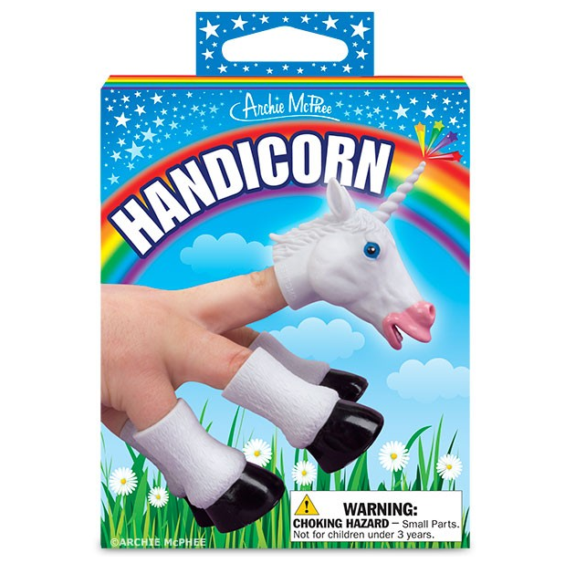 binaryphilo's tweet image. You know you want it...  Handicorn - Archie McPhee &amp;amp; Co. mcphee.com/shop/handicorn… #gamechanger