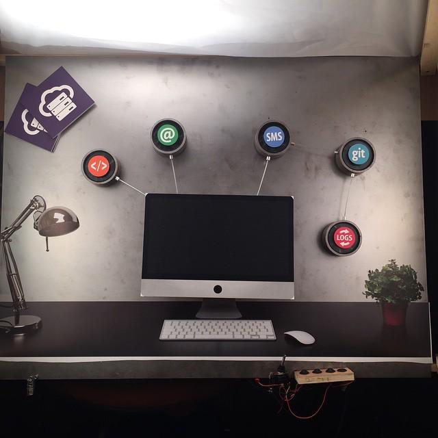 atomateIO's tweet image. Finishing up the set for production!