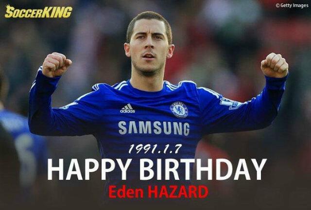 Happy birthday to super Eden Hazard, who turns 24 today.  