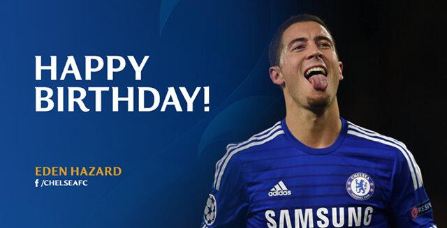 Happy birthday eden hazard 