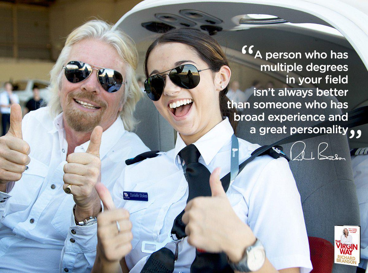 richardbranson's tweet photo. Life skills beat book smarts http://t.co/0oVu84Rxmq http://t.co/MTMRLX7dth