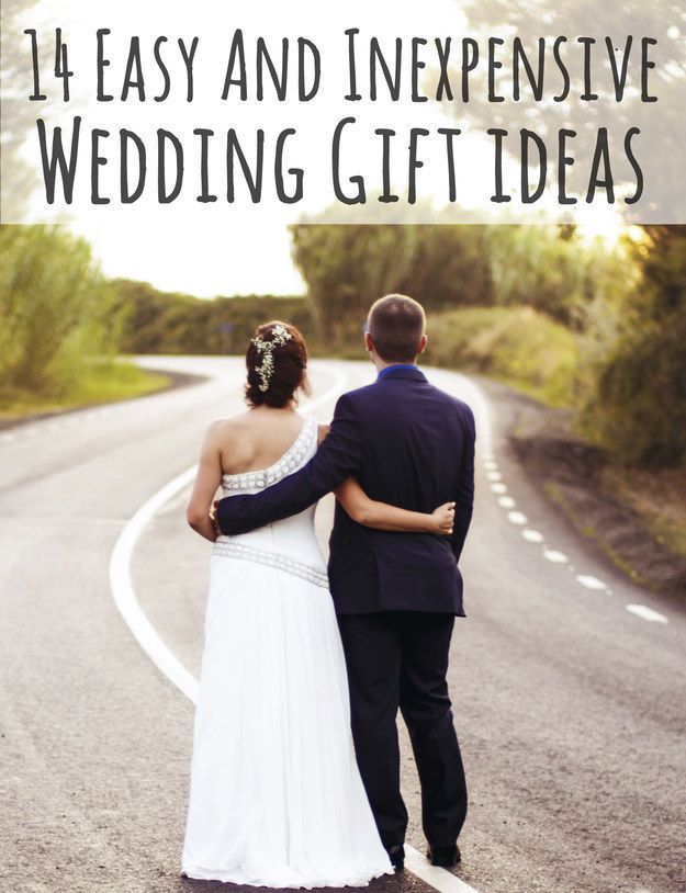 14 Easy and inexpensive wedding gift ideas bzfd.it/1ADXGlb