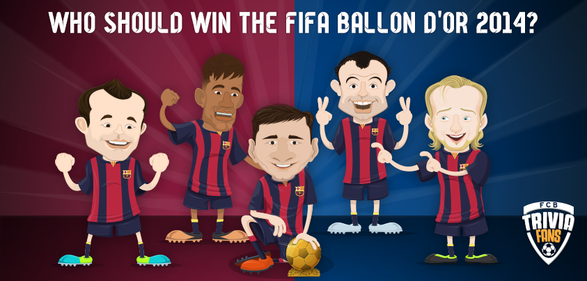 triviafans's tweet photo. Who would you vote for? #ViscaBarca http://t.co/IRsJytquim