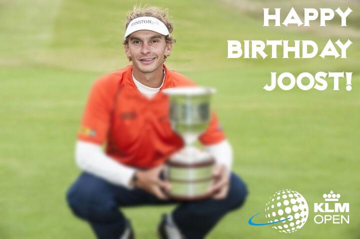 KLMOpen's tweet image. #HBD @joostluiten!