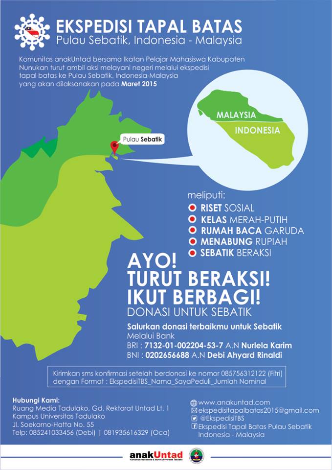 Teman - teman.
Ayo kita bantu teman" <a href="/EkspedisiTBS/">Ekspedisi Sebatik</a>.

<a href="/KedaiNebula/">kedai nebula</a> <a href="/ahmademil/">Yaumil-Indonesia</a> <a href="/GeCoPalu/">Gerobak Cokelat Palu</a> <a href="/terascafepalu/">terascafepalu</a> <a href="/AyamKampoes86/">#pedasnyatampan</a>