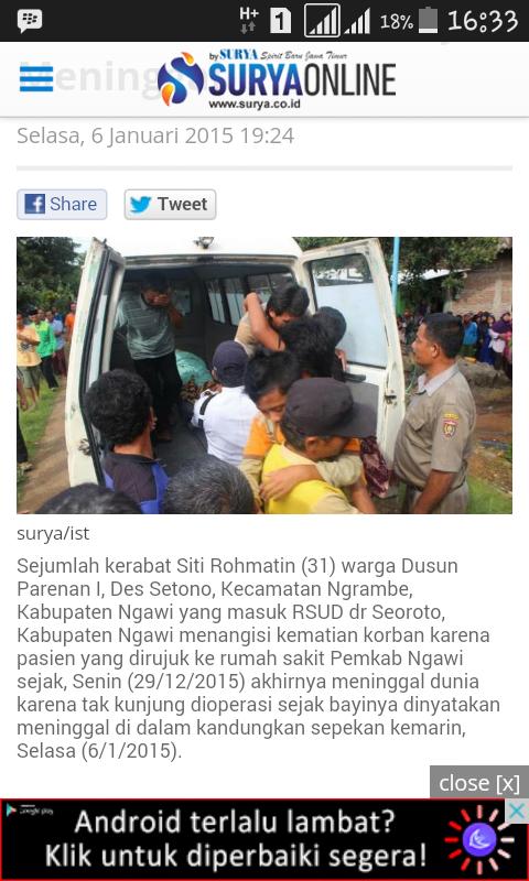 Ironis :'( seakan akan nggak peduli sama org kecil. Tolong bukalah hati nuranimu dok. Bayangkan itu keluarga anda!!!