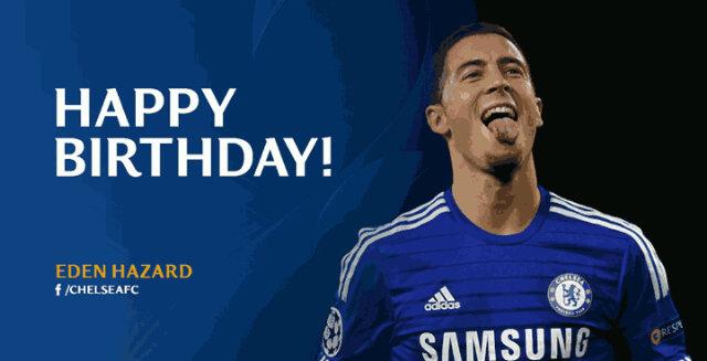 Happy birthday to Eden Hazard who turns 24 today 