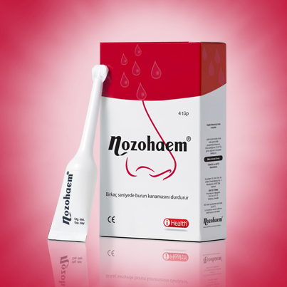 Nozohaem jel burun boşluğuna kolayca yayılır ve burun kanamalarında pıhtılaşmanın sağlanması için etki gösterir.