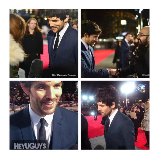 MyLifeIsMerlin's tweet image. ___#fans&amp;amp;reporters. 

Colin Morgan at the premiere of 'Testament of Youth' on 01/05 at the Empire Leicester Square.