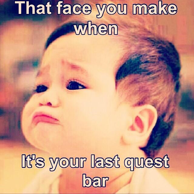 TheFemaleDesign's tweet image. 😂🙈 #guilty #questbarproblems