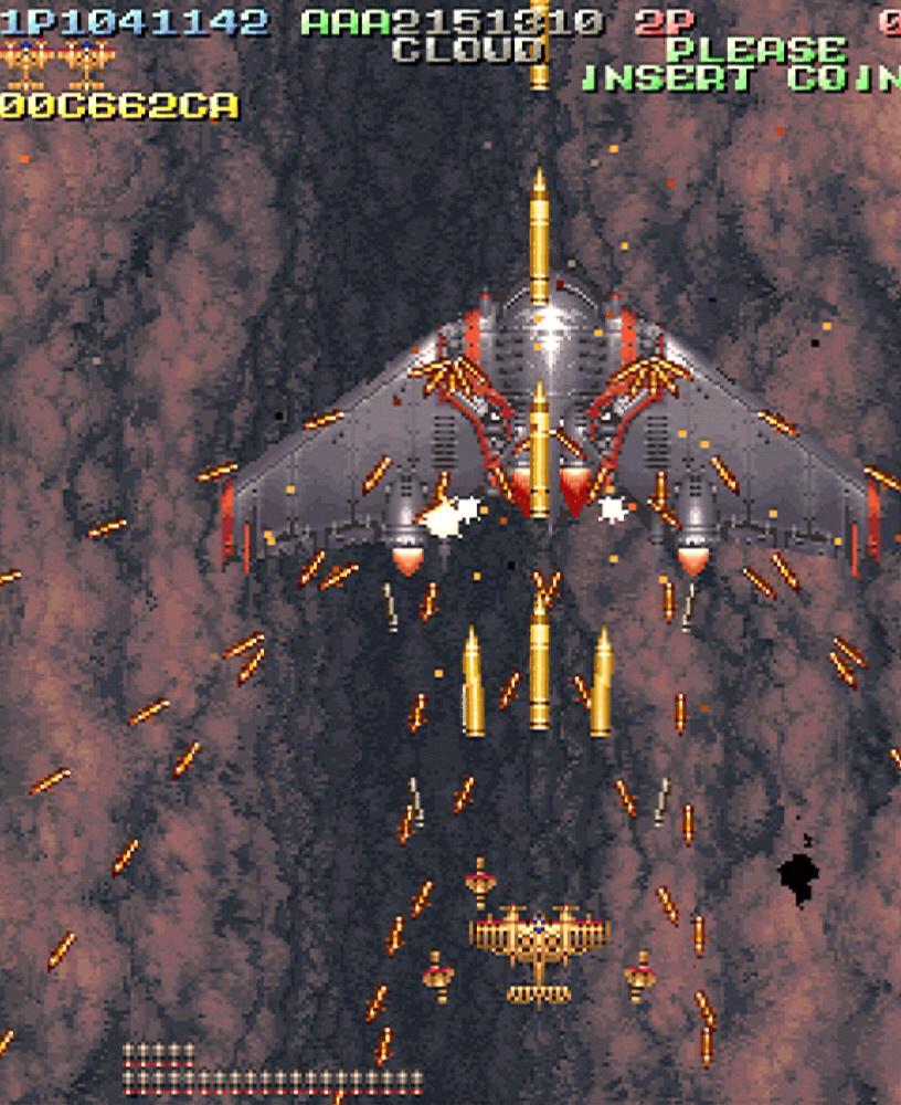 銀河一後方に強い戦闘機