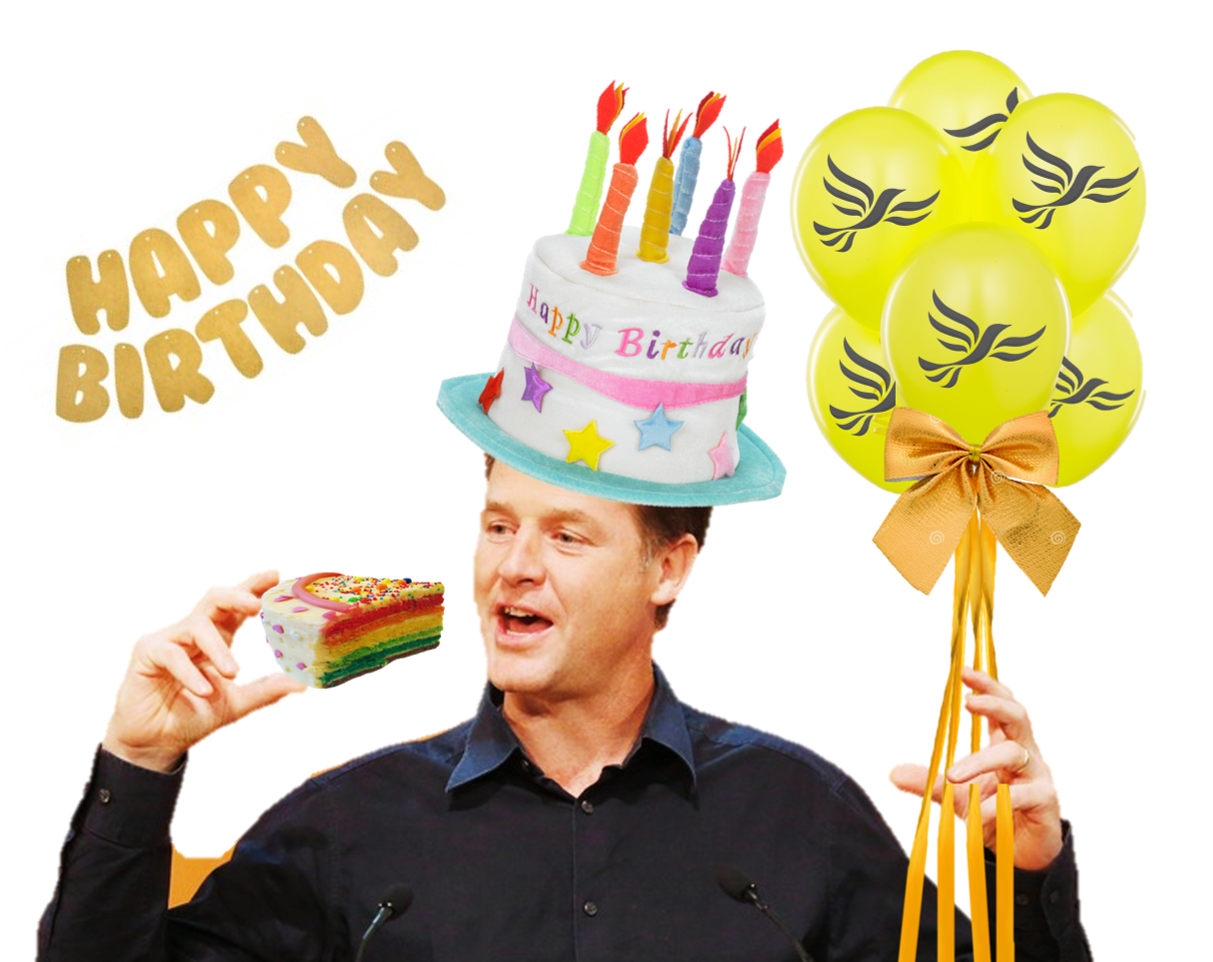 A very happy birthday to with rainbow cake for the most gay-friendly leader :D 