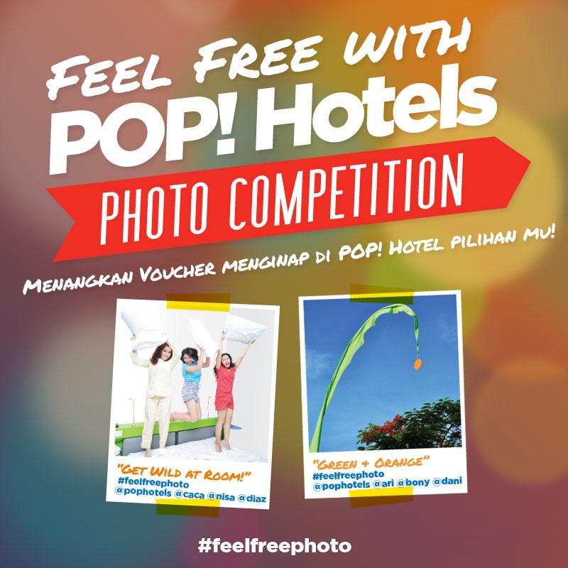 POPHotels's tweet photo. ya! betul sekali kami akan mengadakan #FeelFreePhoto Competition besok. siap2 yaa :) http://t.co/23dJnActRr