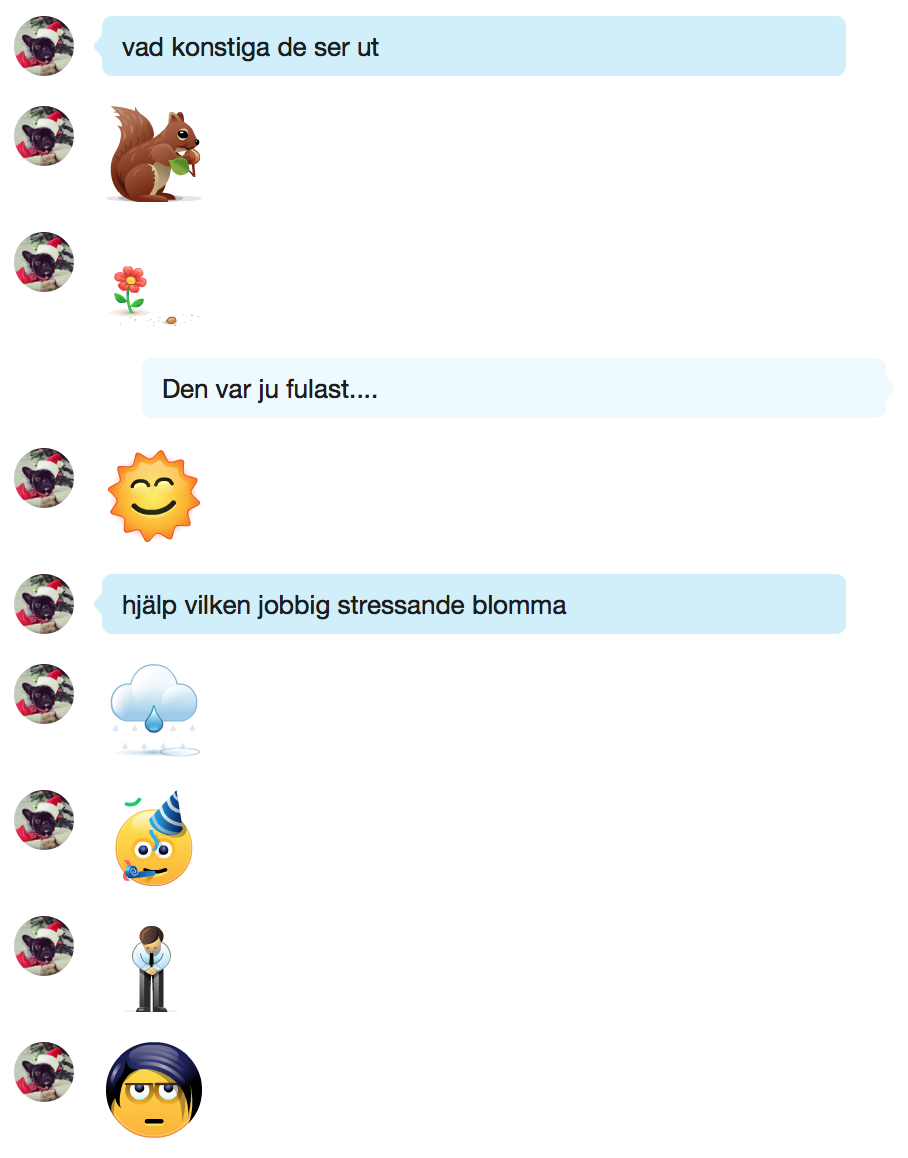 Länge sedan jag var såhär stressad på jobbet och passande nog upptäcker <a href="/cidien/">Cidien</a> emoticons på Skype just då?!