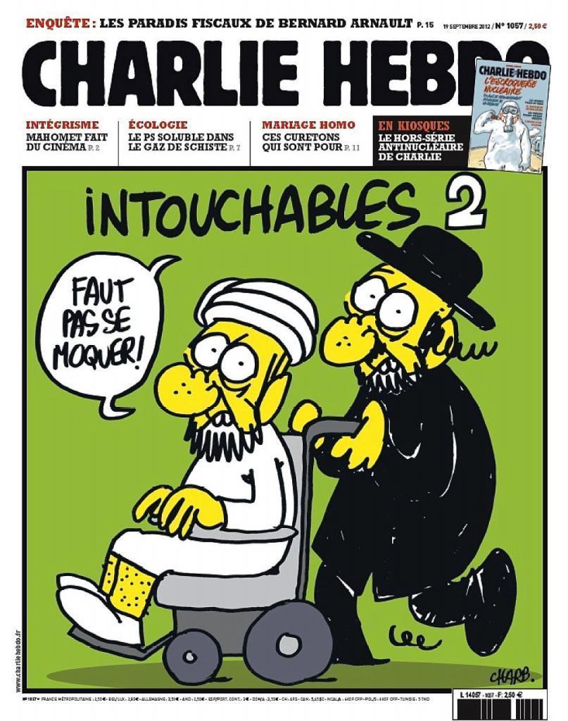 LaVanguardia's tweet photo. GALERÍA DE FOTOS: Las portadas más polémicas de #CharlieHebdo http://t.co/rnaEego6pm #JeSuisCharlie http://t.co/Nswyuwmlwn