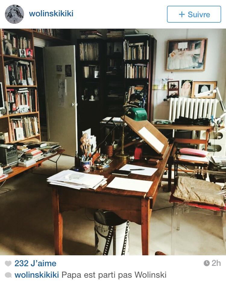 L'hommage Instagram d'une fille à son père #CharlieHebdo #Wolinski