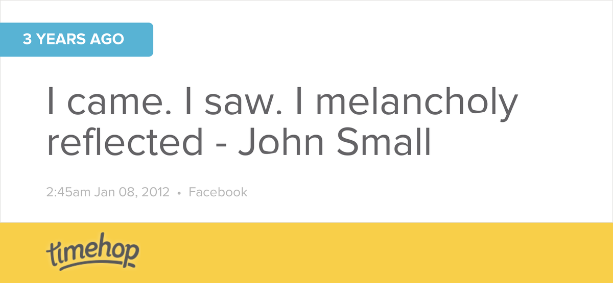 flamecalla's tweet photo. Exactly 3 years ago today! (via @timehop) http://t.co/9ObNS7dzxD http://t.co/N5zsyxlx1m