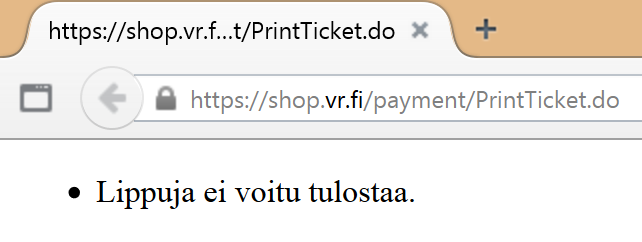 markkuleinio's tweet photo. @VRpalvelu Samat nullit maksun jälkeen, ja sitten "Tulosta e-lippu" -linkki ei toimi. Sama tilanne kuin joulukuussa. http://t.co/uQKyhOtBS8