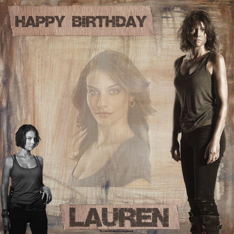 Happy Birthday to Lauren Cohan, aka, Maggie Greene on TWD!    