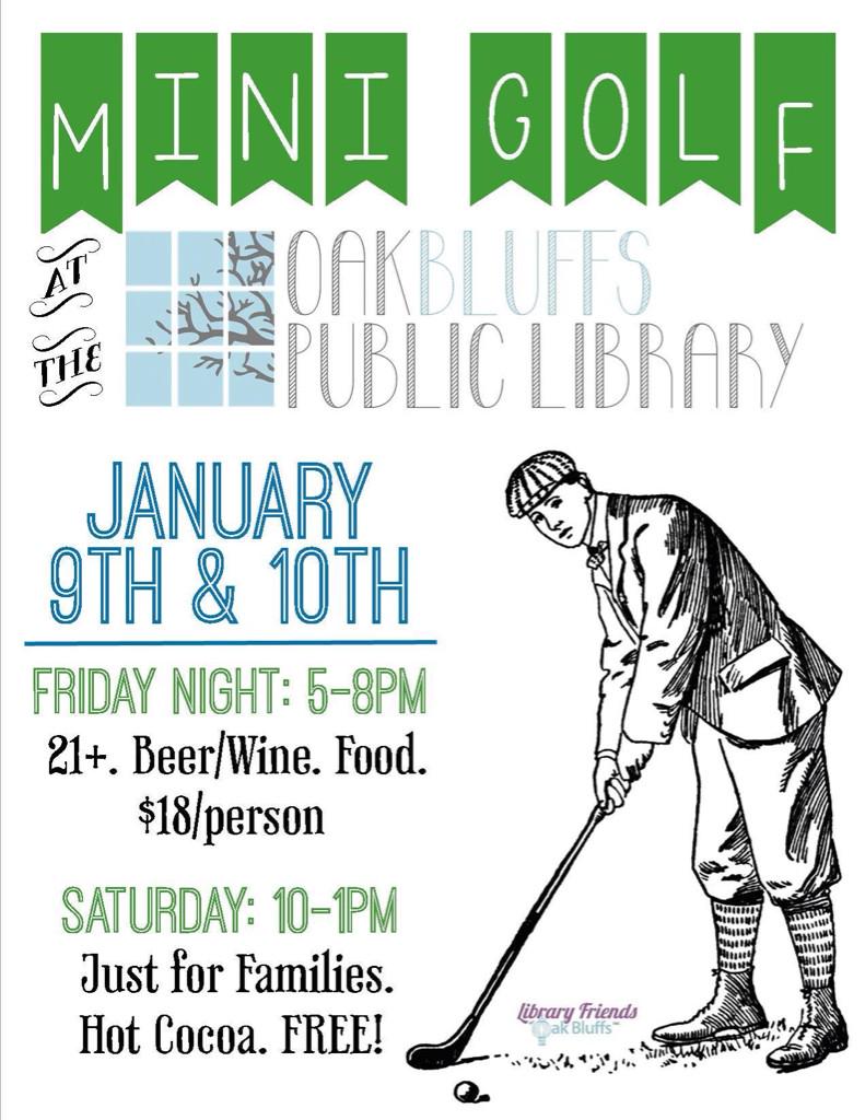 IlluminateOB's tweet image. Two more days until Mini Golf!! #MarthasVineyard #libraryminigolf