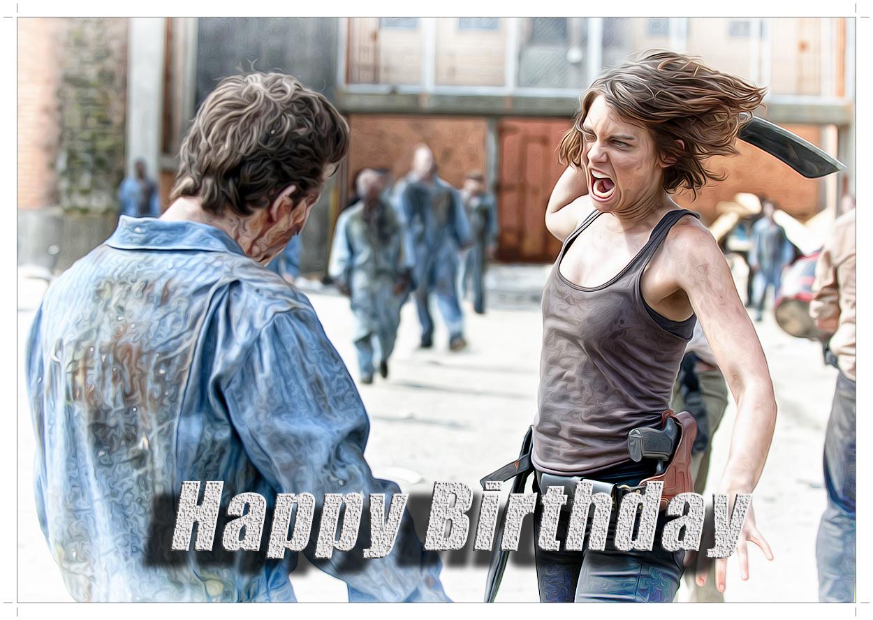 Happy birthday to the always lovely Lauren Cohan, We love you as Maggie :)  