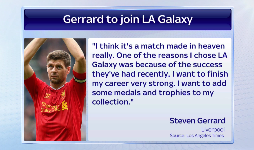 my_supersoccer's tweet photo. Glory hunter.

RT @SkySportsNewsHQ: This is what Gerrard's had to say about his move to LA Galaxy #SSNHQ http://t.co/ZzXqkEj3JS