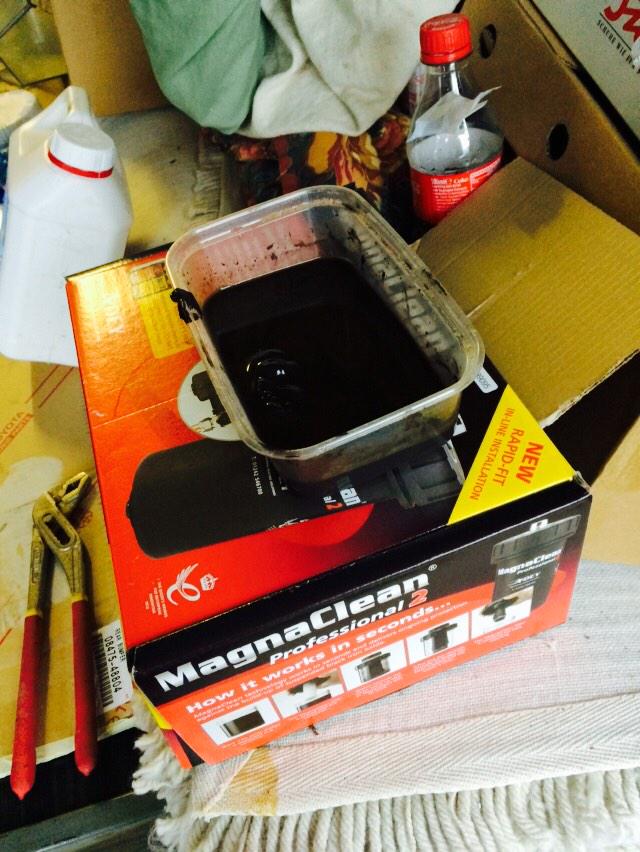 Today's job nice and sludgy. Heating working perfect now