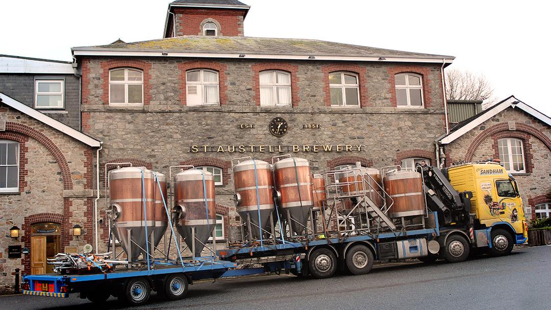 Take a look at what's just arrived here at the #Brewery. Let's just say little brother has arrived #minibrewery
