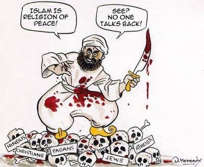 redbrasco's tweet photo. A picture that sums up #islam. #CharlieHebdo http://t.co/hx7uzbIEXM
