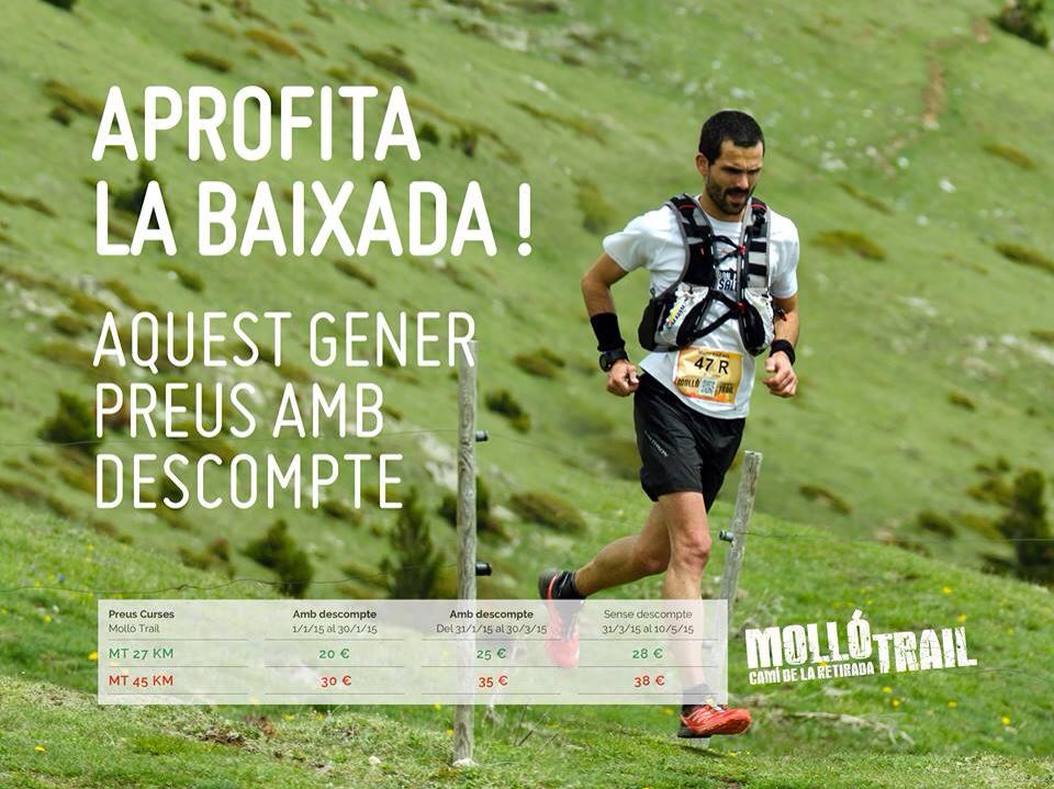 Mollotrail's tweet photo. Ja tenim els primers inscrits. Aprofiteu les rebaixes!! http://t.co/CUTuG9t9jB