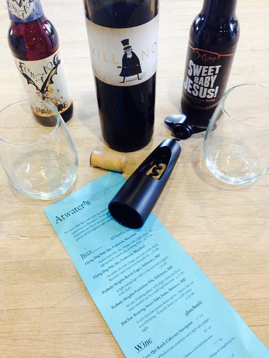 baltlifescience's tweet photo. Beer &amp; wine now available @AtwatersHopkins @AtwatersBakery Also open until 8 pm. Check it out. http://t.co/JwlonC3QGx
