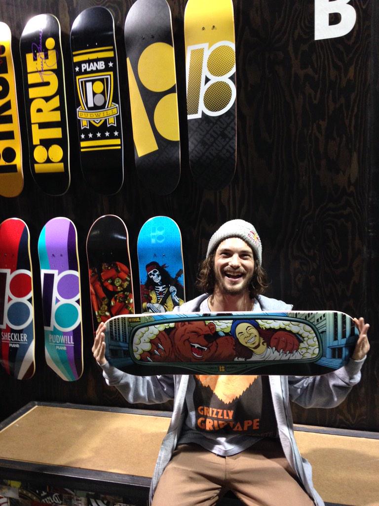 The new line up is hot. <a href="/ToreyPudwill/">Torey Pudwill</a> approves! #planbskateboarding #PlanBTrue #grizzlygang