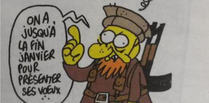 Le_NouvelObs's tweet photo. #CharlieHebdo Le dernier dessin de Charb prend une tournure dramatique > http://t.co/9QNW1gxMUM http://t.co/a7MBN884r6
