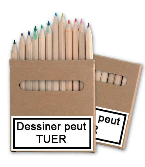 __Cxmille_'s tweet photo. Après les paquets de cigarettes, on aura.. #CharlieHebdo #JeSuisCharlie #LiberteDeLaPresse http://t.co/tlTwgFhcVy