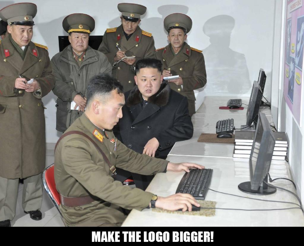 lukasvojir's tweet image. I don&apos;t know... is it #bigenough? #makethelogobigger