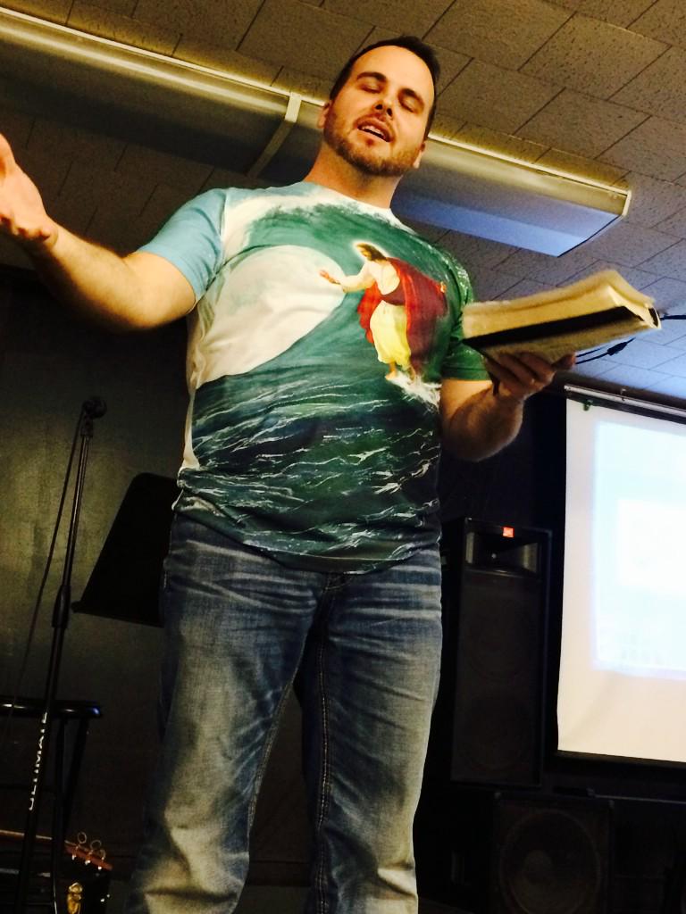 cbccville's tweet photo. Rick In his favorite Christmas gift from students. 😂 http://t.co/IYFIX9PrC9